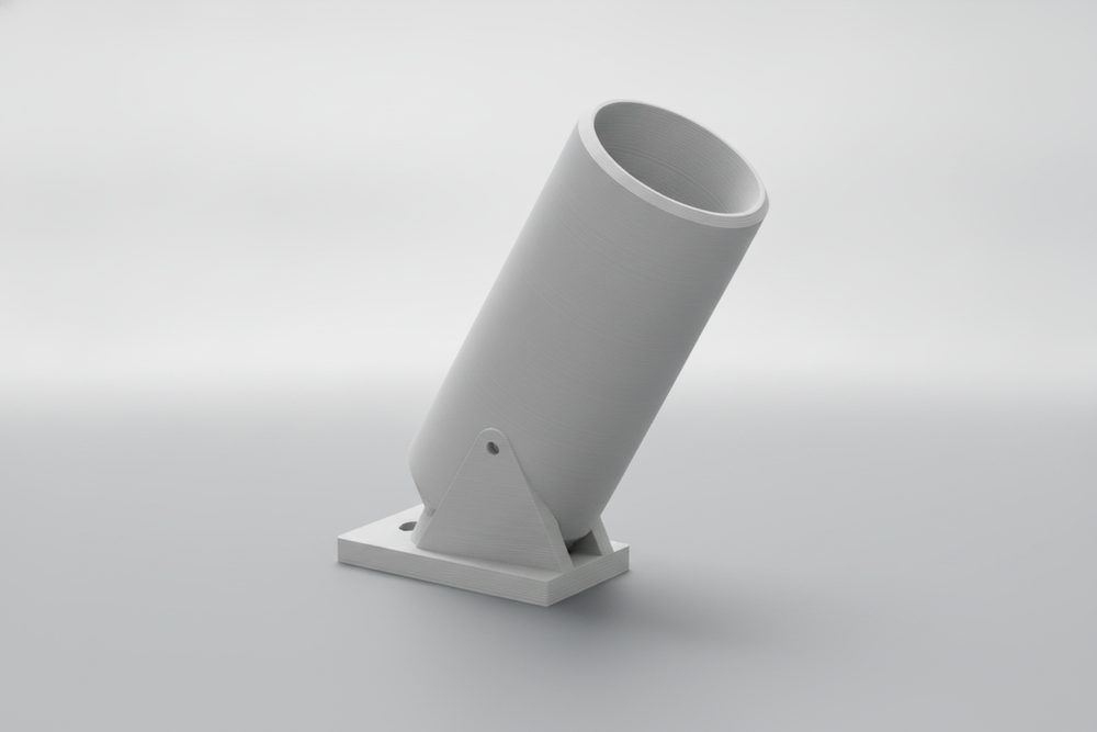 Gear track rod tube mount, Ø50 version